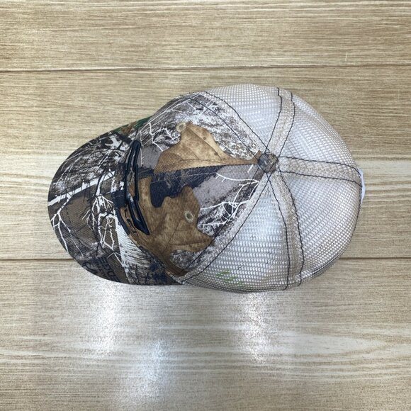 Chevrolet Mens Strap Back Camo Hunting Camp Cap Adjustable Hat Embroidered - Picture 6 of 16